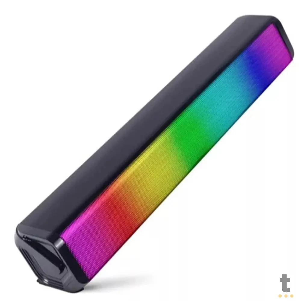 Caixa De Som Soundbar 2.1 6W Knup Horus Bluetooth Usb C/ LED - RO832 Truedata